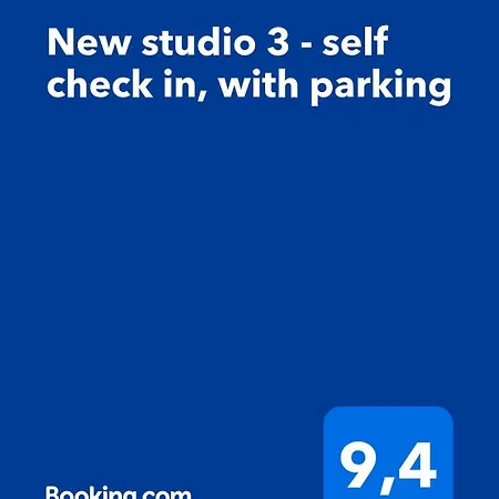 New 3 - Self Check In, With Parking Apartmán